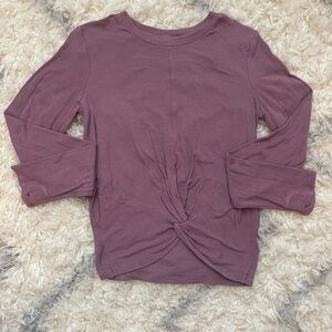 Athleta Girl Mauve Long Sleeve Top